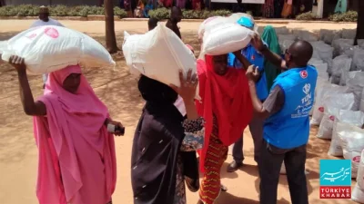 Türkiye Provides Major Aid in Nigeria, Supplies 36 Tons of Food for Displaced People