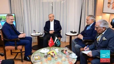 Shehbaz Sharif Meets Turkish Foreign Minister, Discusses Strengthening Bilateral Relations