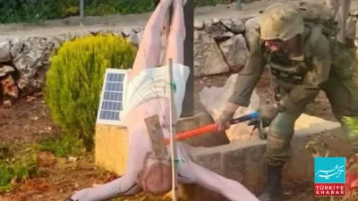 Global backlash over alleged desecration of Jesus Christ statue in southern Lebanon