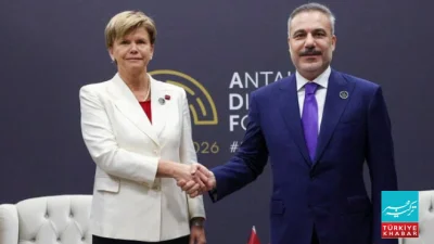 Turkiye and Latvia foreign ministers meet on sidelines of Antalya Forum