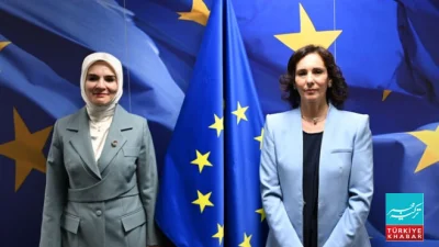 Turkish Minister Mahinur Özdemir Göktaş meets European officials in Brussels