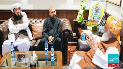 Sarfaraz Bugti Meets Maulana Fazlur Rehman, Consultations on Law and Order and Madrassa Affairs