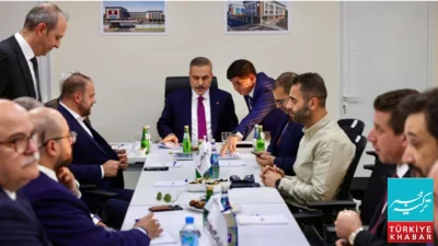 Turkish Foreign Minister Visits Construction Site of Qatar-Turkish School Project in Doha