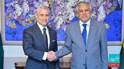 US Assistant Secretary of State Paul Kapur Meets Deputy Prime Minister and Foreign Minister Ishaq Dar