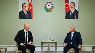 Azerbaijan PM Ali Asadov Meets Ukraine’s First Deputy PM and Energy Minister Denys Shmyhal