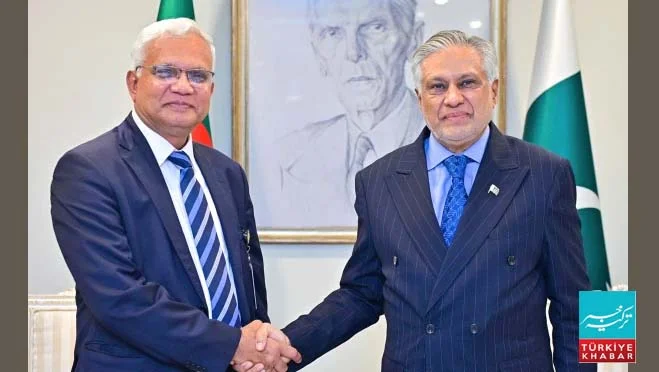 اسحاق ڈار اور بنگلہ دیشی وزیر کی ملاقات، دوطرفہ تعاون بڑھانے پر اتفاق