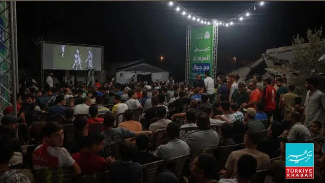 غزہ میں فلسطینیوں نے اسپین کی ورلڈ کپ فتح کا جشن منایا
