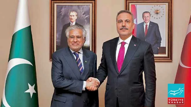اسحاق ڈار کی ہاکان فیدان سے ملاقات، دوطرفہ تعاون بڑھانے پر اتفاق