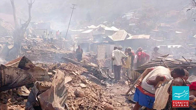 کانگو میں ہولناک آتشزدگی، 29 طلبا جاں بحق، 300 گھر خاکستر