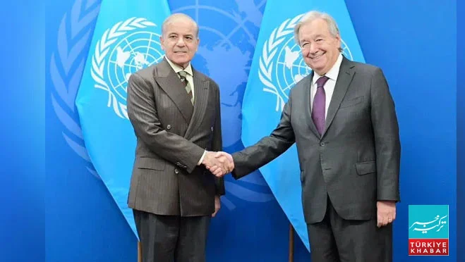 شہباز شریف، گوتریس ملاقات؛ عالمی امن، فلسطین اور افغانستان پر گفتگو