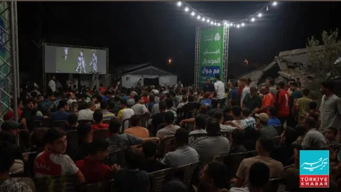غزہ میں فلسطینیوں نے اسپین کی ورلڈ کپ فتح کا جشن منایا