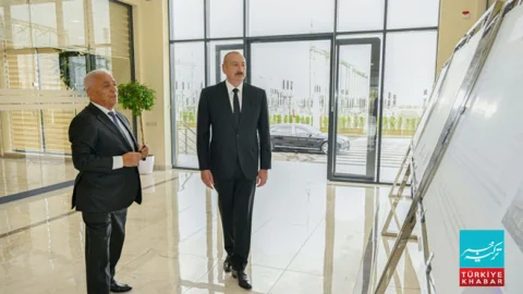 علی یوف نے نئی بجلی سب اسٹیشن کا افتتاح کر دیا