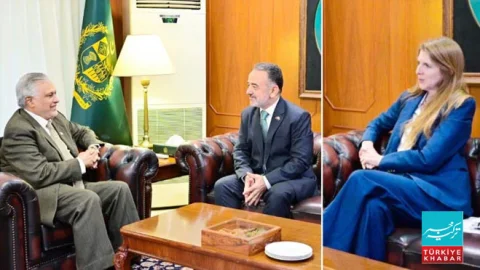 اسحاق ڈار سے ترک سفیر اور برطانوی ہائی کمشنر کی ملاقات